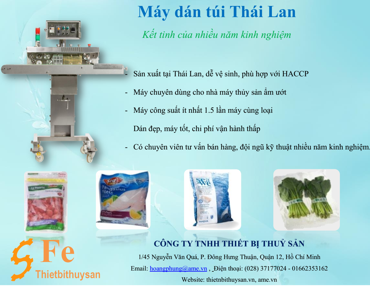 Máy dán túi Thái Lan - công suất cao